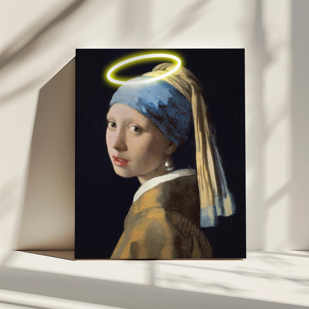 Girl With A Halo | Canvas