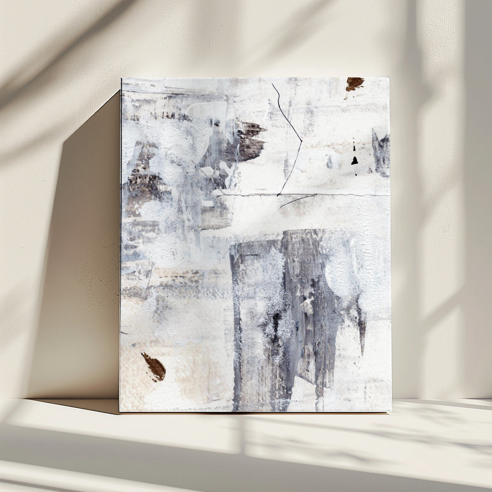 Abstract Painting With Layered Brushstrokes | Canvas