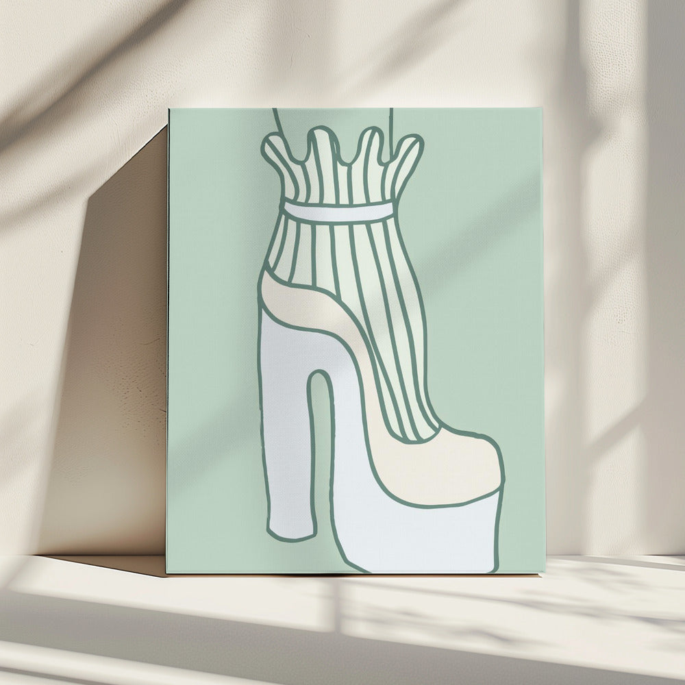 Shoe Green | Canvas