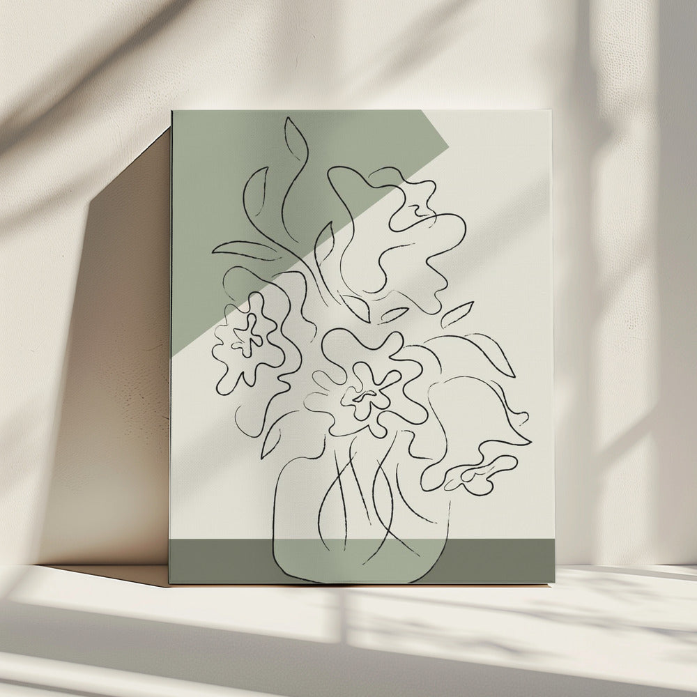 Flower Green | Canvas
