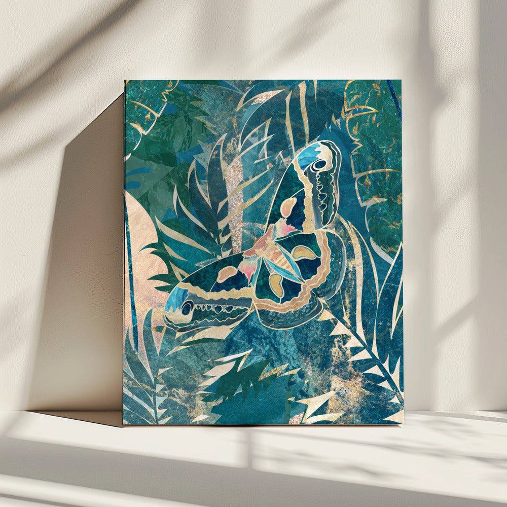 Moth in the rainforest | Canvas