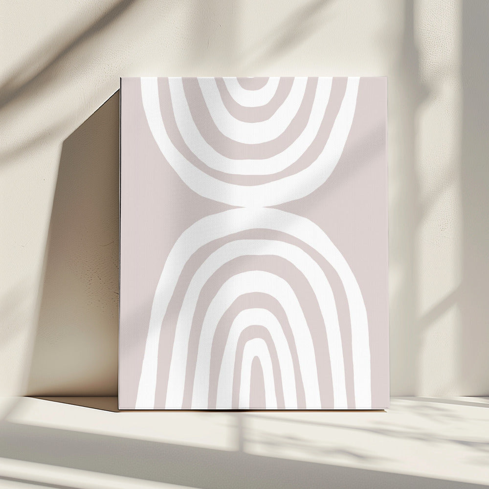 Organic Concentric Shapes | Canvas