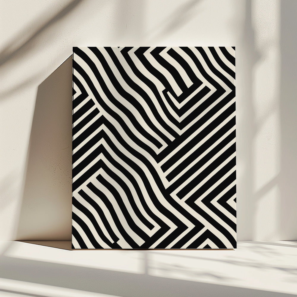 Zebra Maze | Canvas