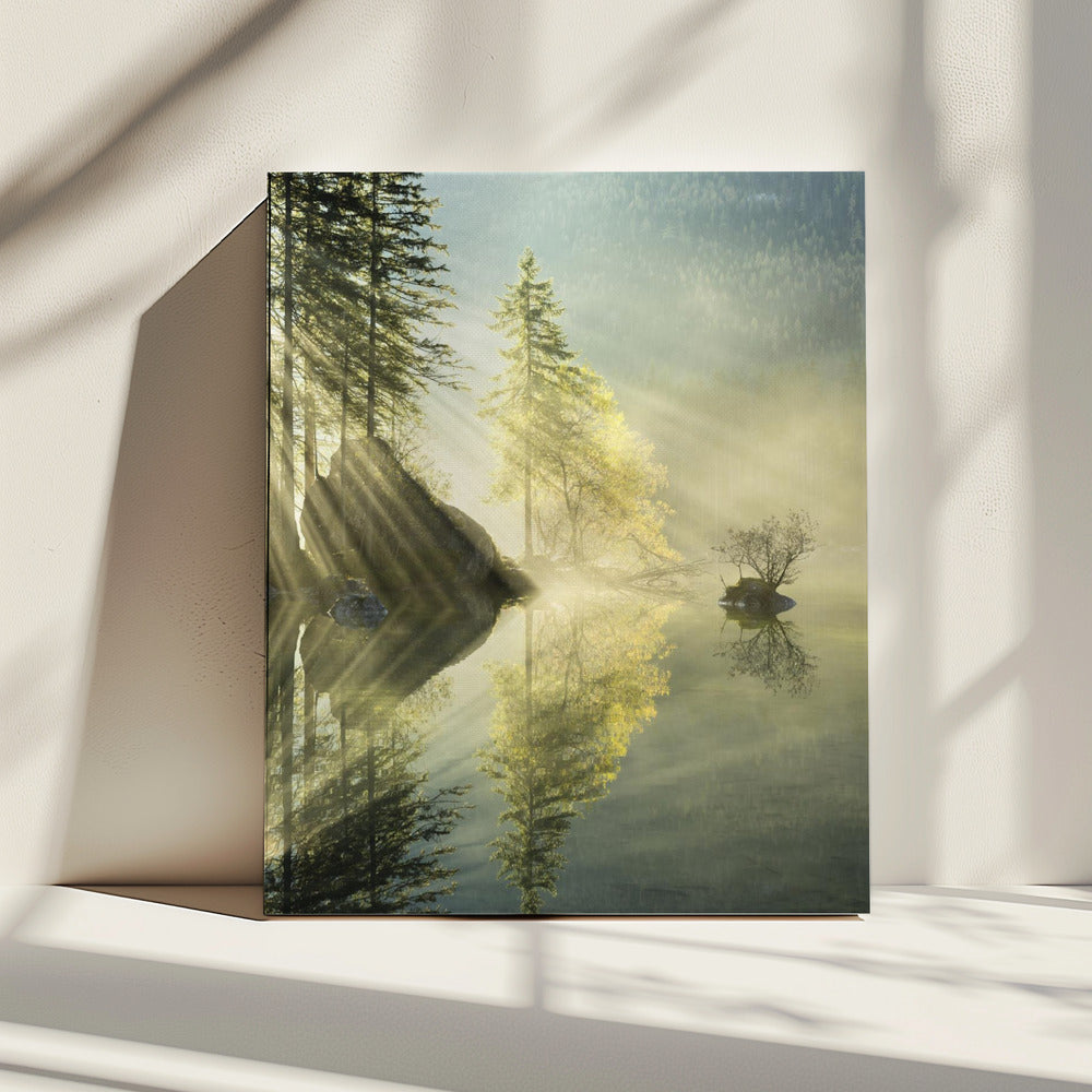 God Rays vertical | Canvas