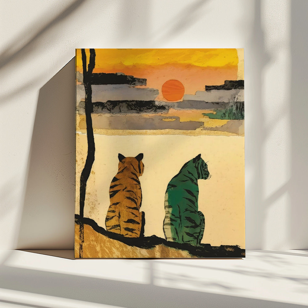 Sunset Companions | Canvas
