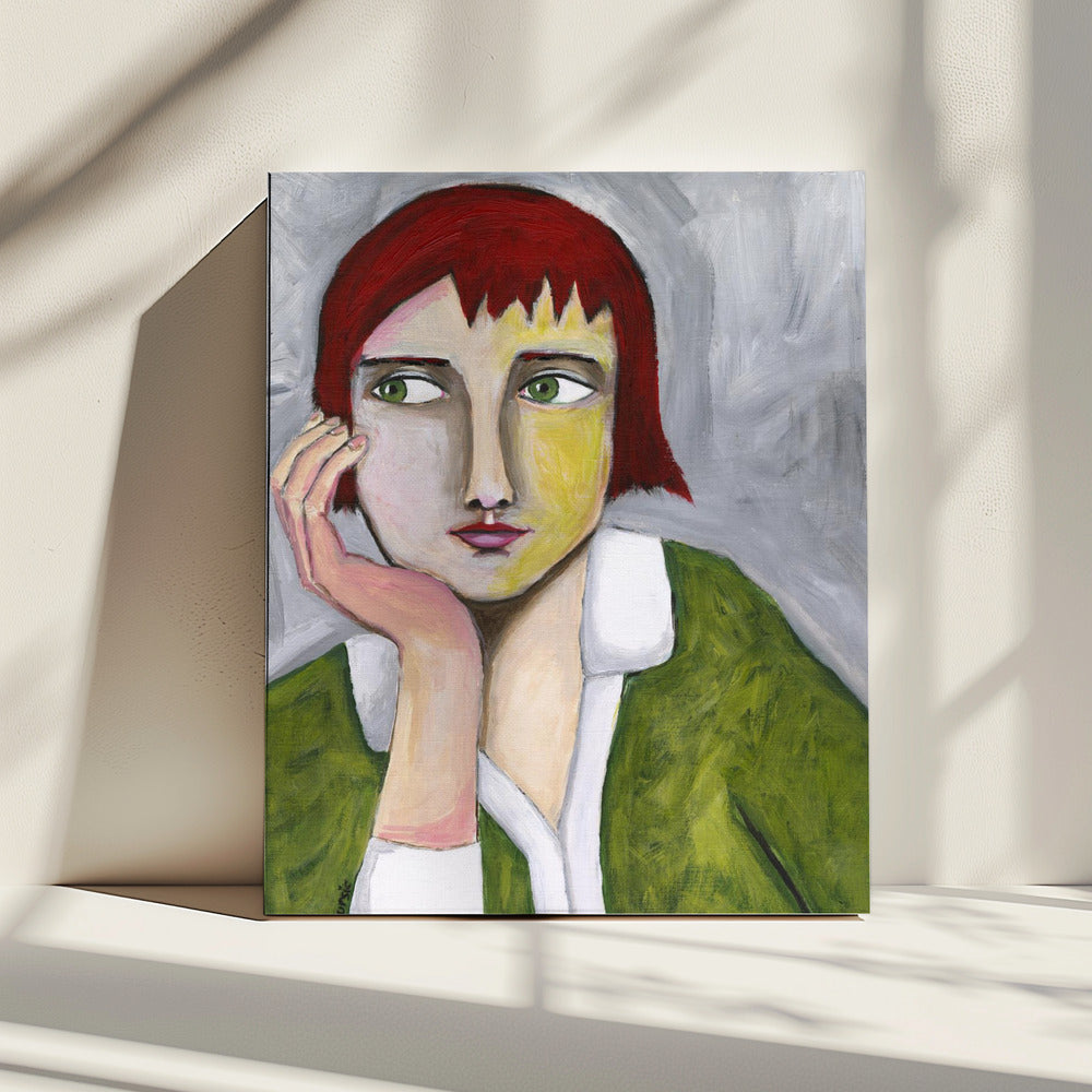 Thinking Lady | Canvas