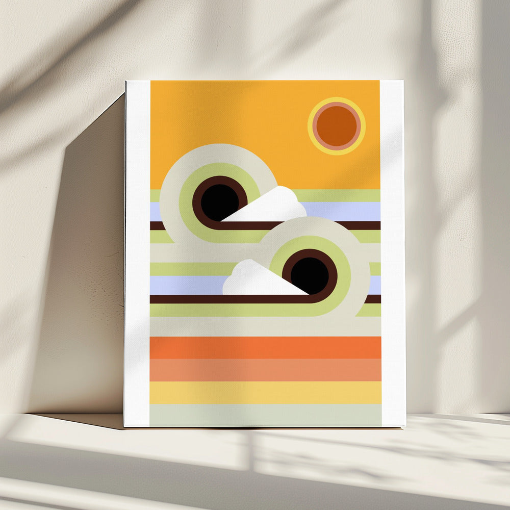 Ride The Wave Sunrise | Canvas