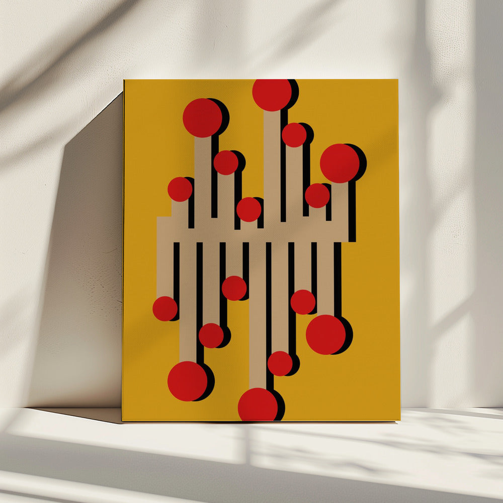 The 1968 Telephonist Mustard | Canvas