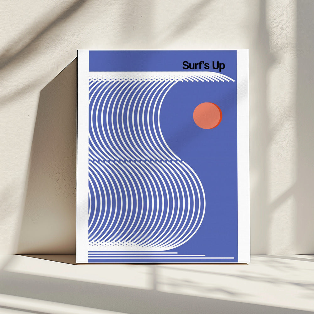 Surf's Up Blue | Canvas