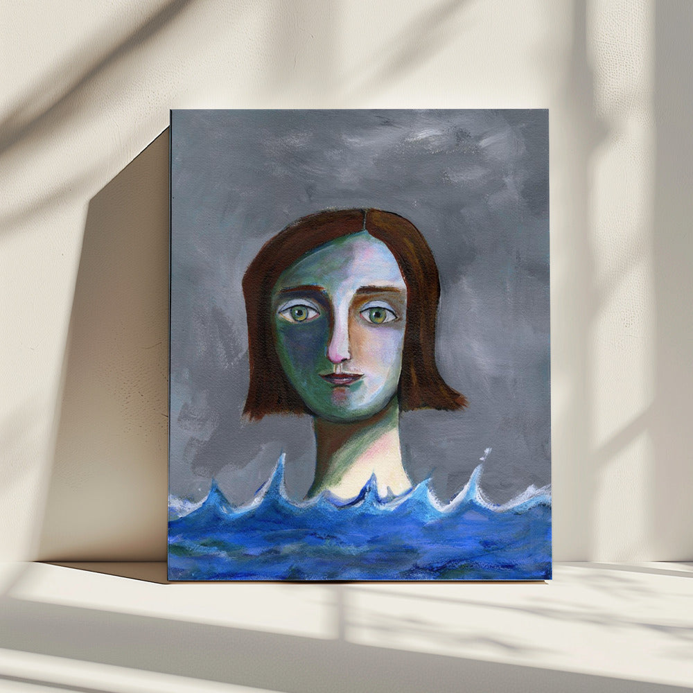 Swimming Girl | Canvas