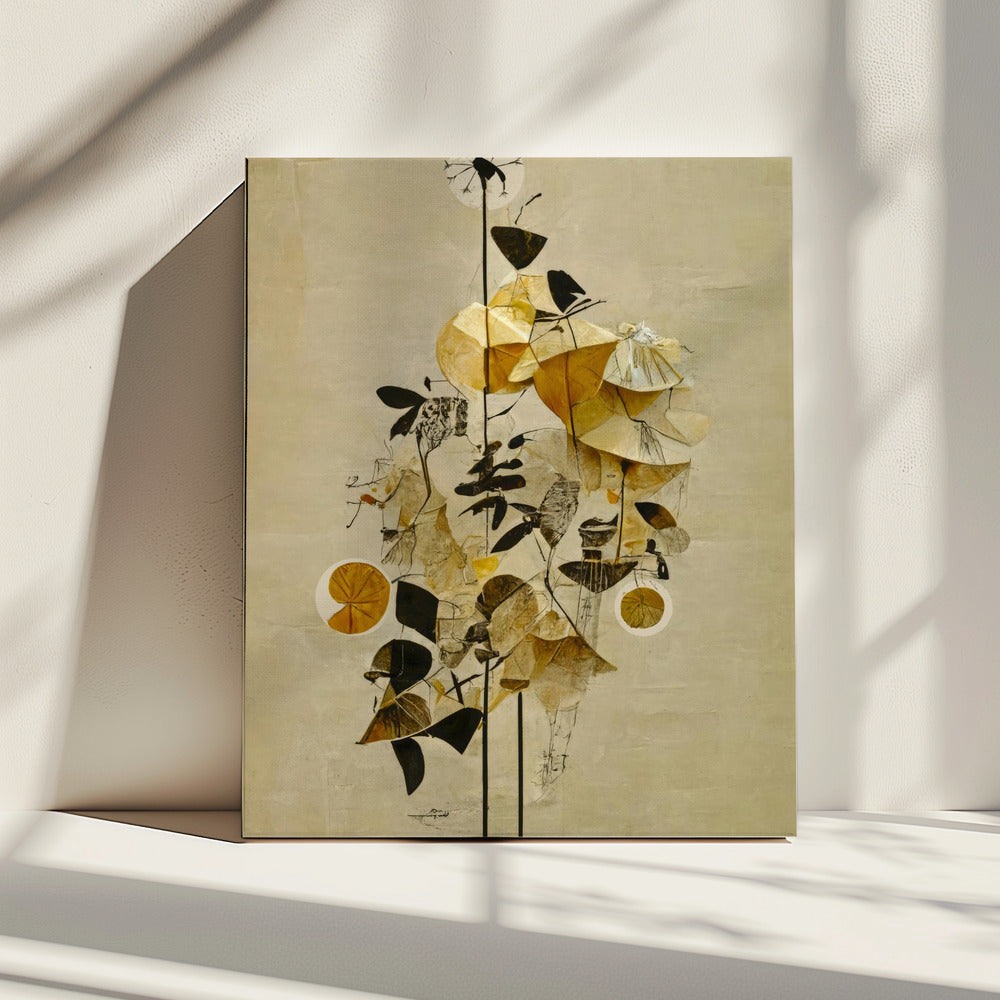 Golden Blossoms | Canvas