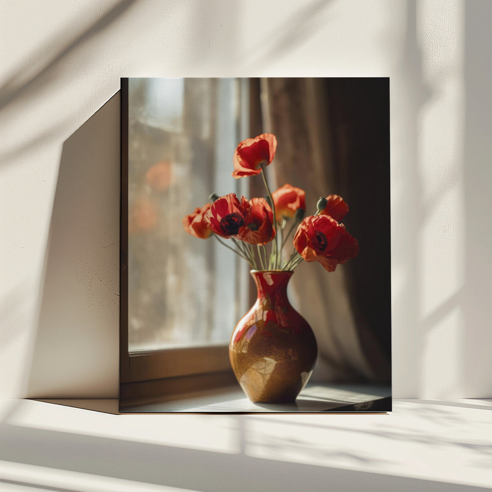 Warm Poppy Glow | Canvas