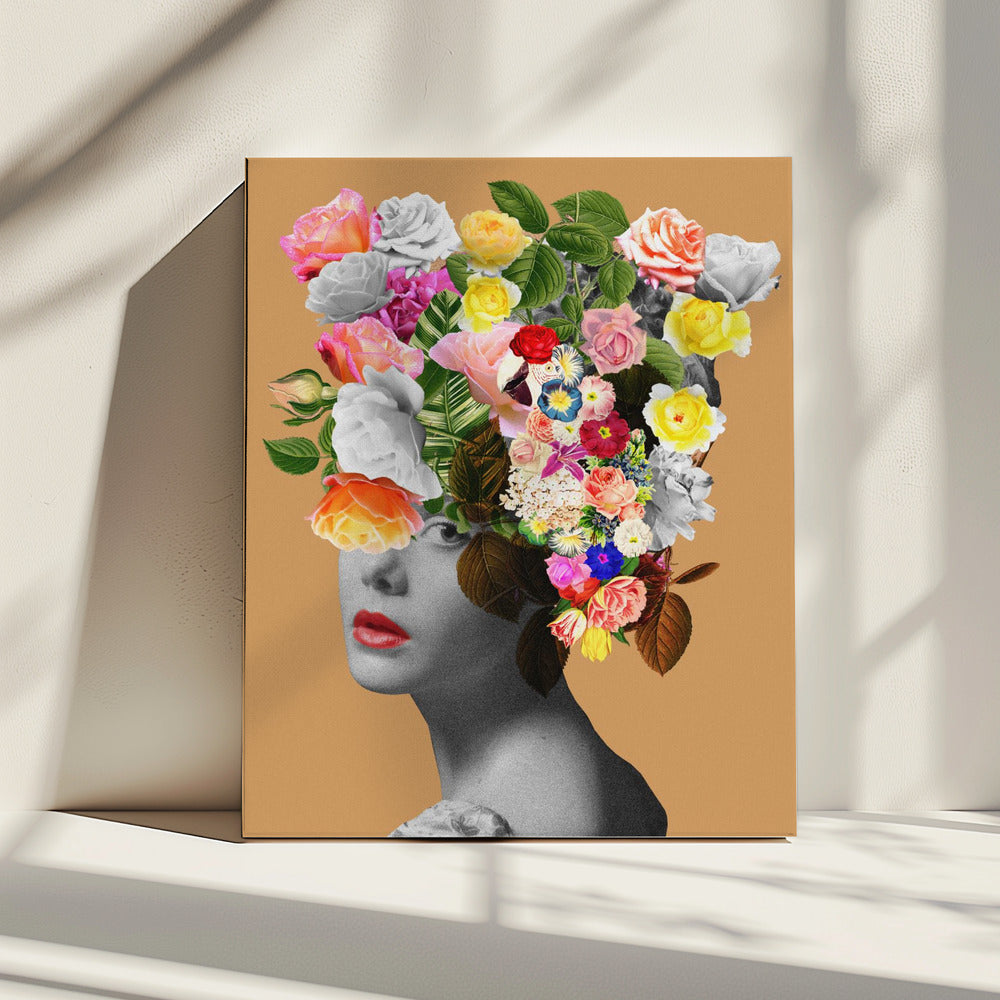 Floral portrait | Canvas