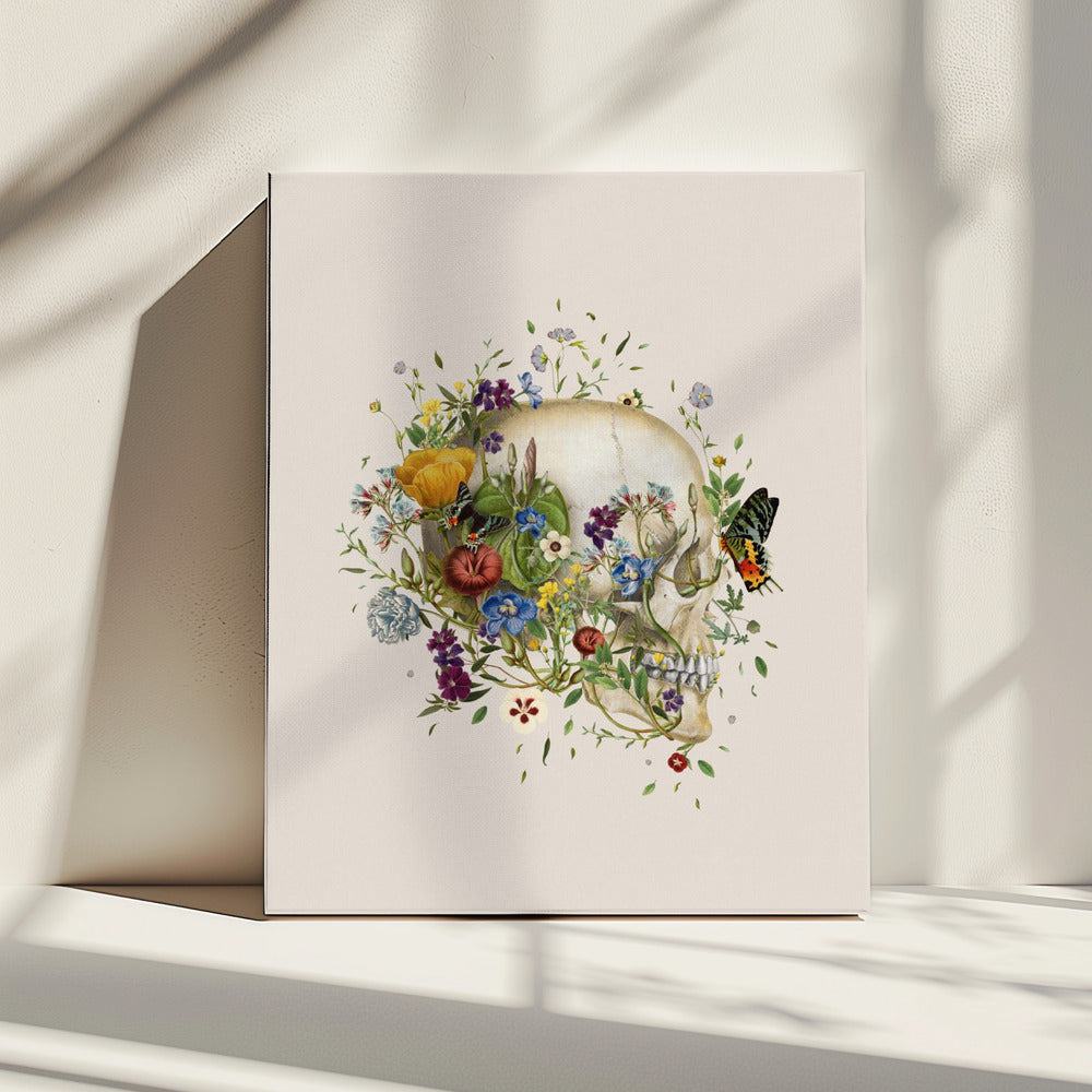 Floral skull | Canvas