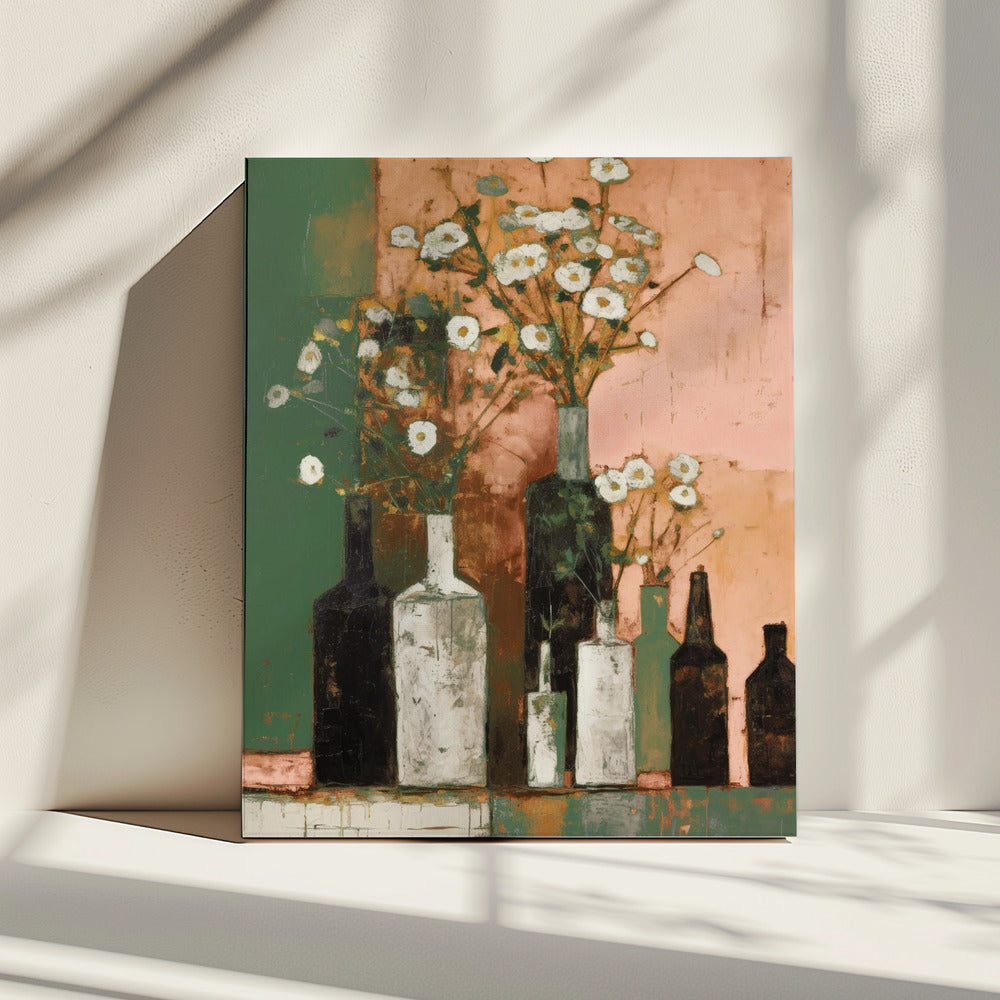 Vases in Bloom | Canvas