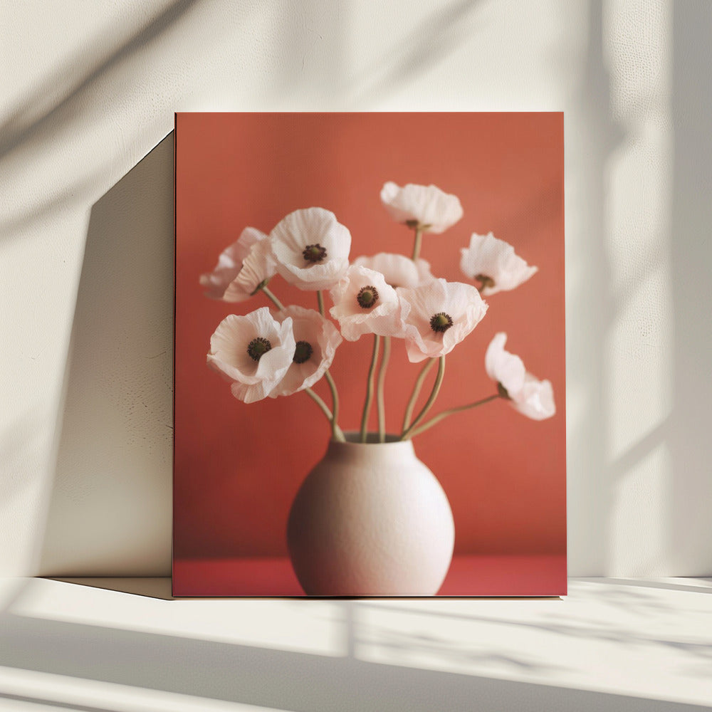 Poppies in Porcelain | Canvas