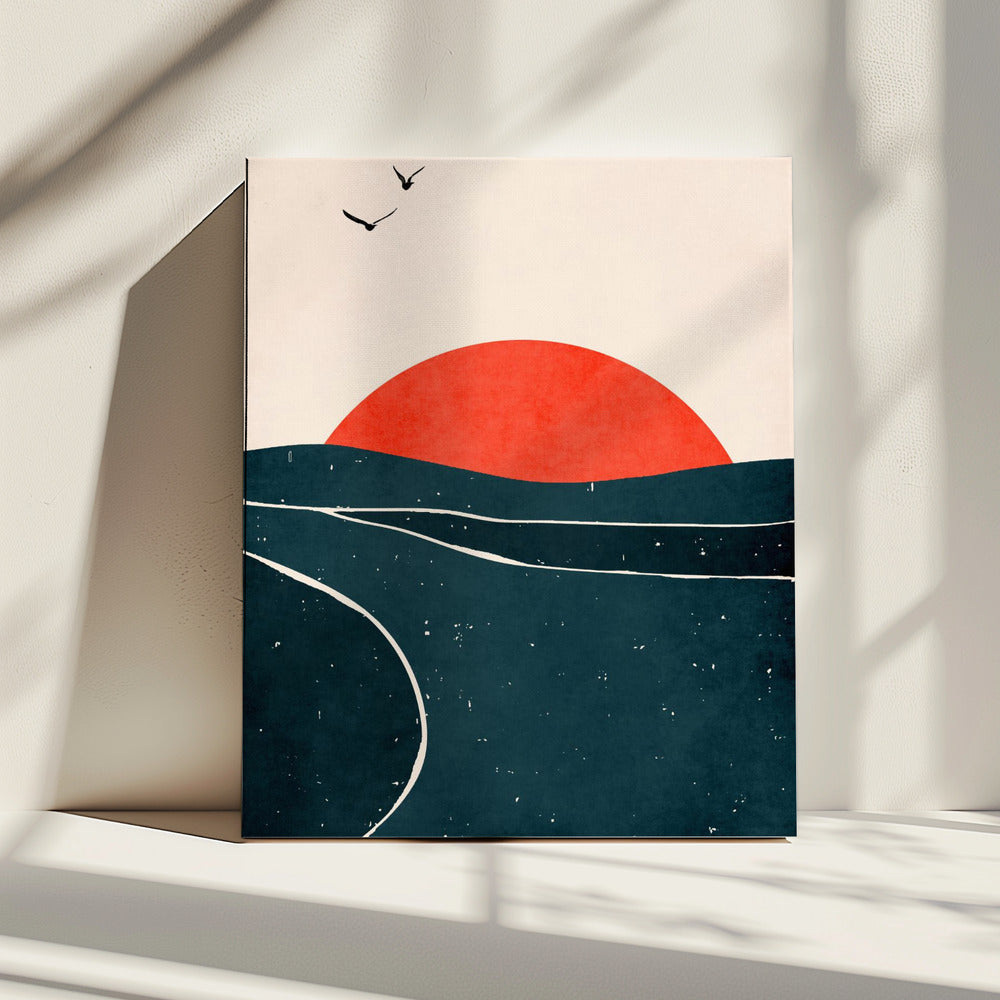 Dancing Seagulls | Canvas