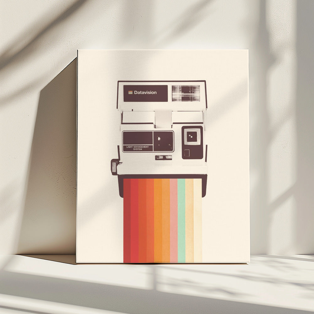 Instant Camera Rainbow | Canvas