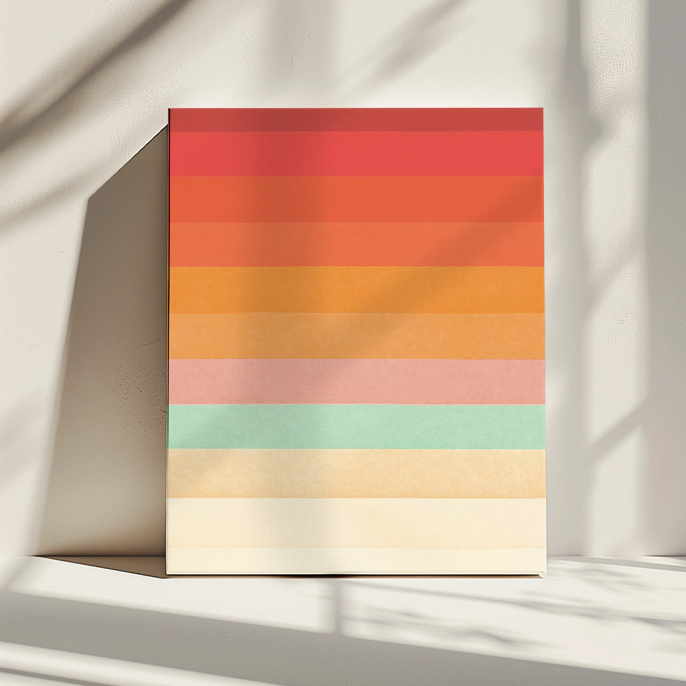 Rainbow Chevrons | Canvas