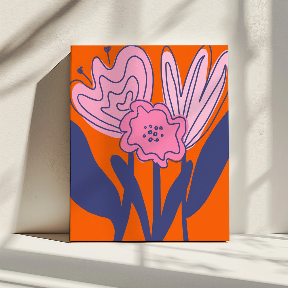 Bold Floral Elegance | Canvas