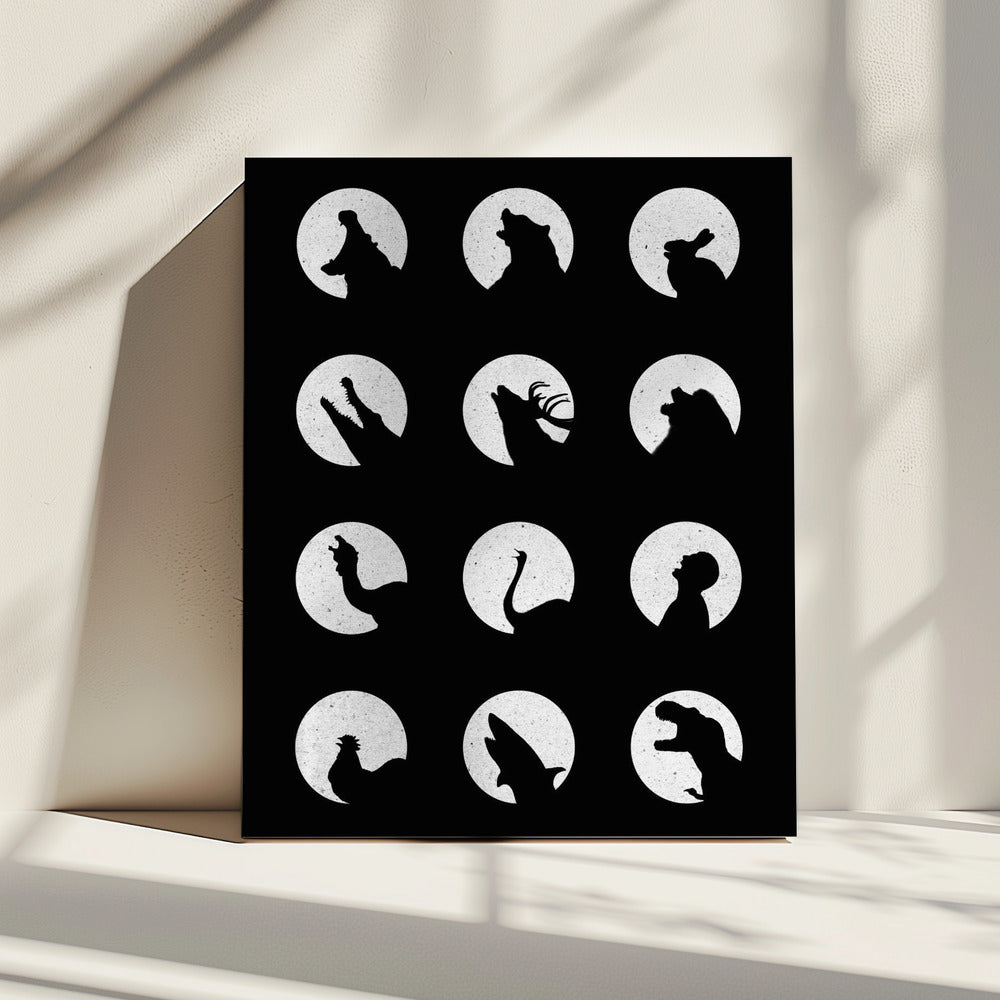 Wolfs Night Off | Canvas