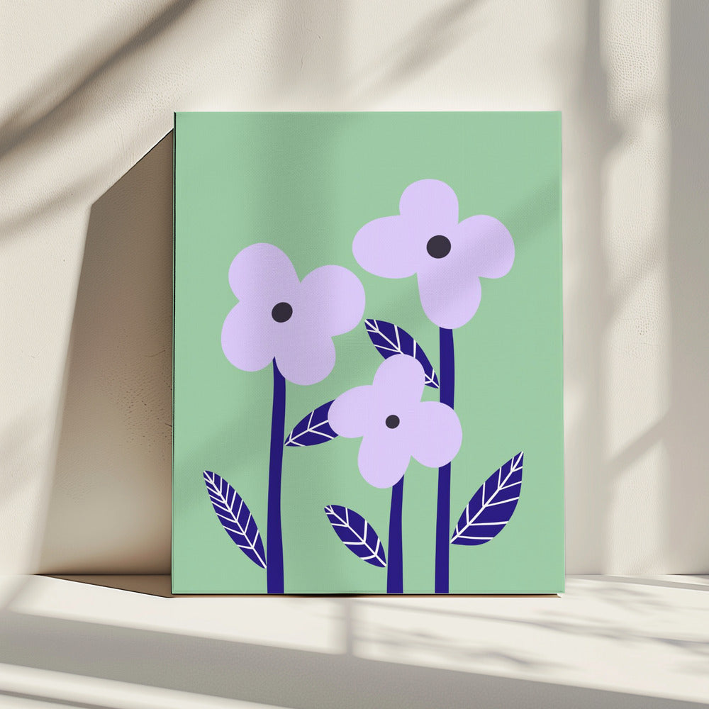 Violet Blossoms | Canvas