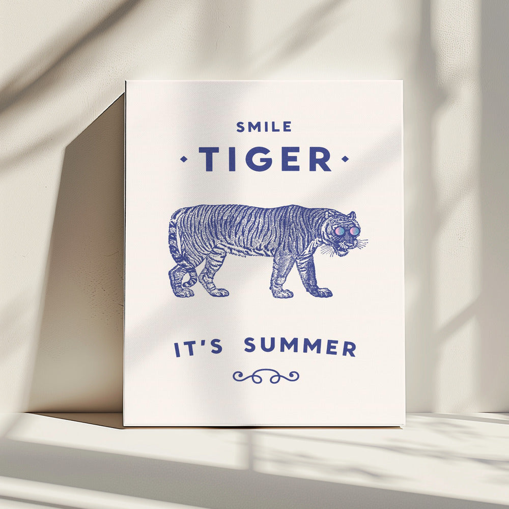 Smile Tiger | Canvas