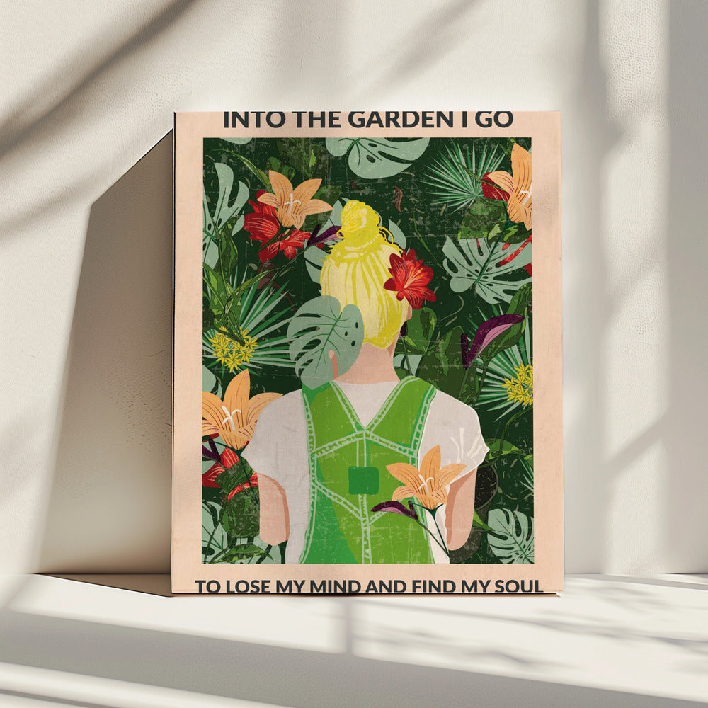 Into the Garden (blonde) | Canvas