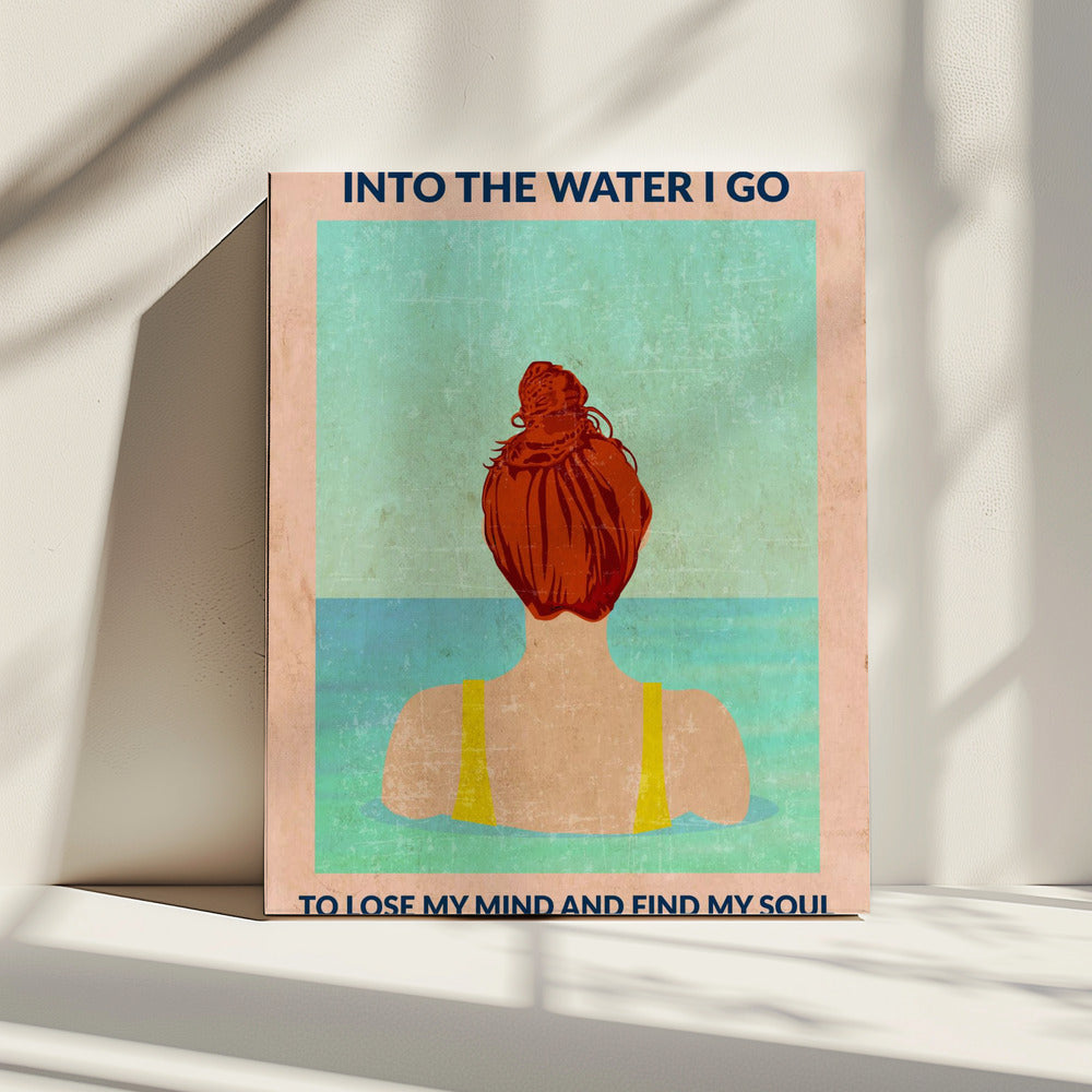 Into the Water (redhead) | Canvas