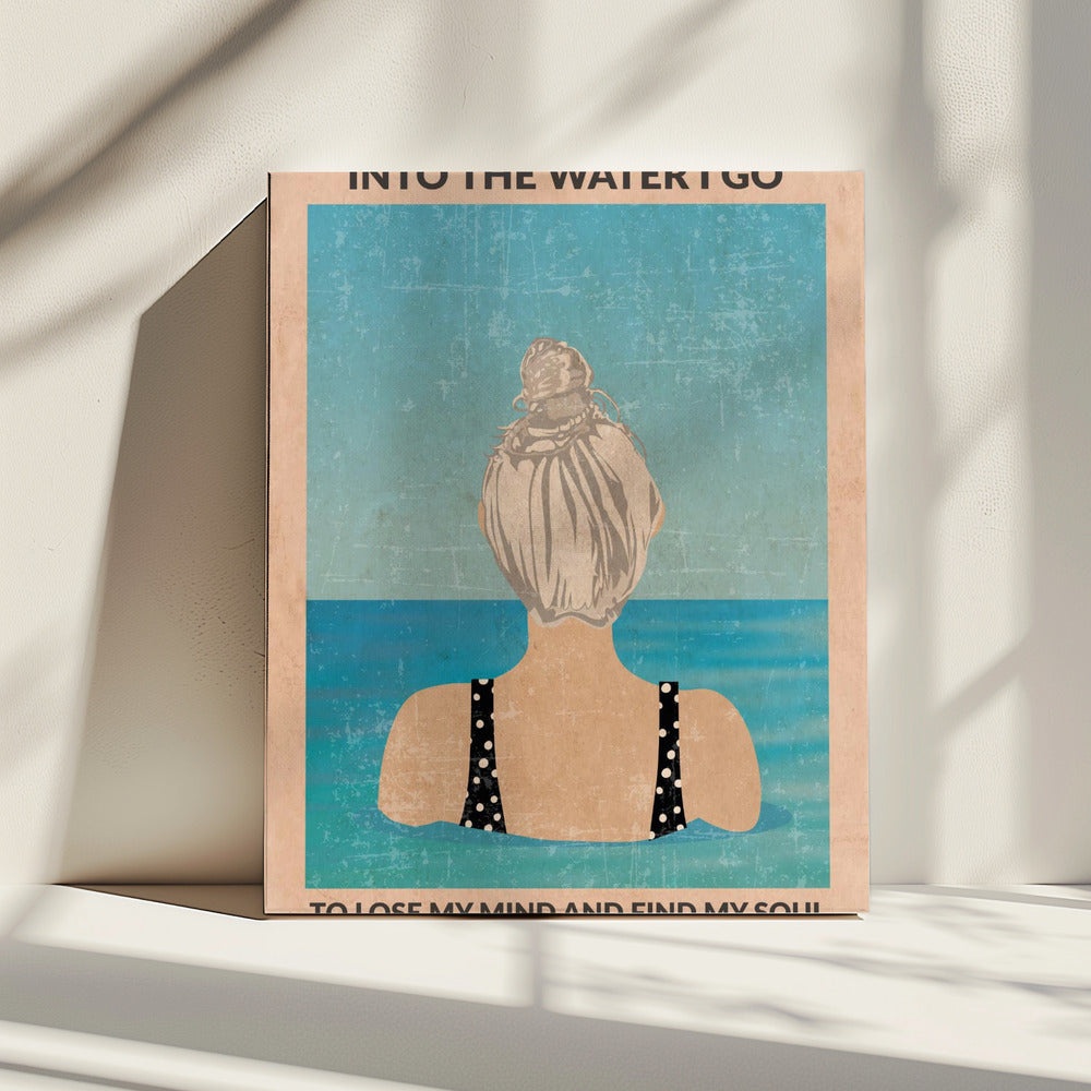 Into the Water (silver) | Canvas