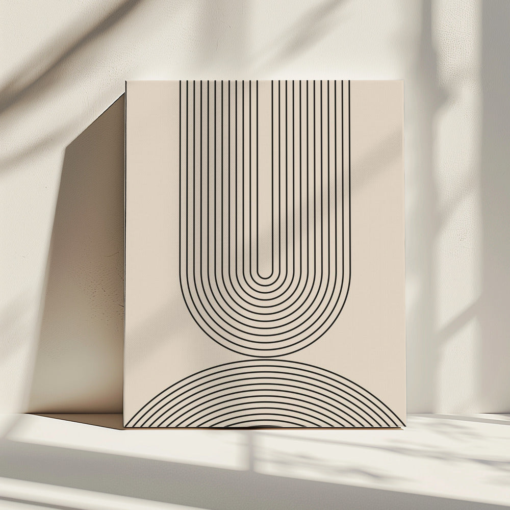 Black Line Art | Canvas