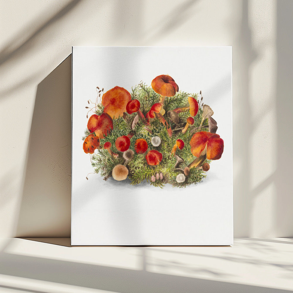 Study of Mushrooms (1880) Portrait Mode | Canvas