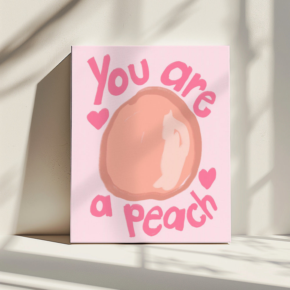 Sweet Peach Tribute | Canvas