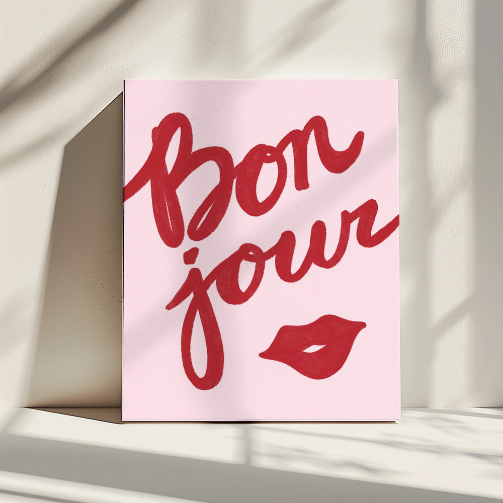 Bonjour Kiss | Canvas