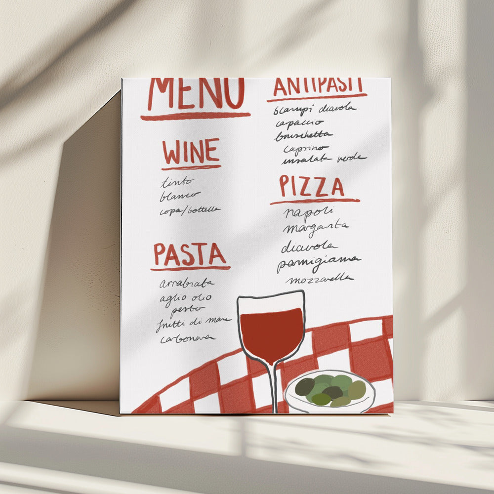 Italian Cuisine Delight | Canvas