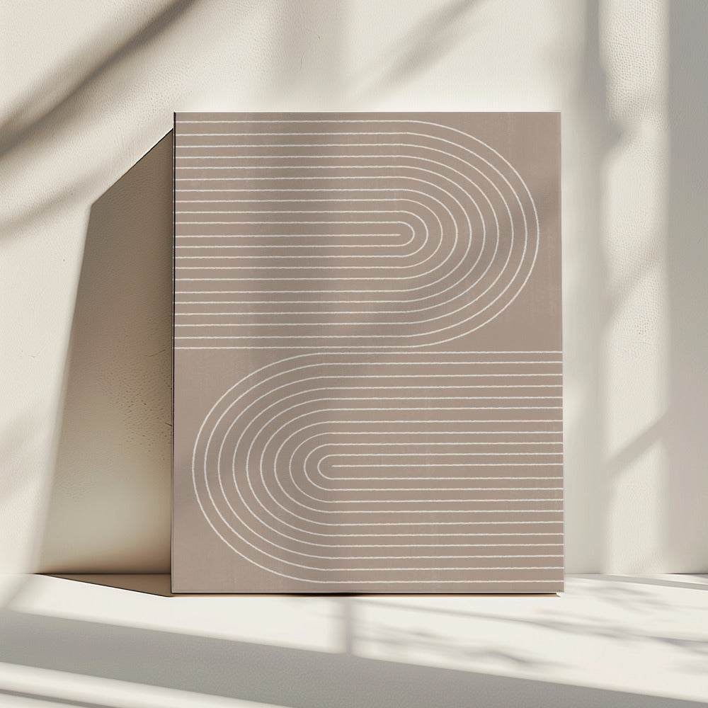 Curved Line Harmony | Canvas