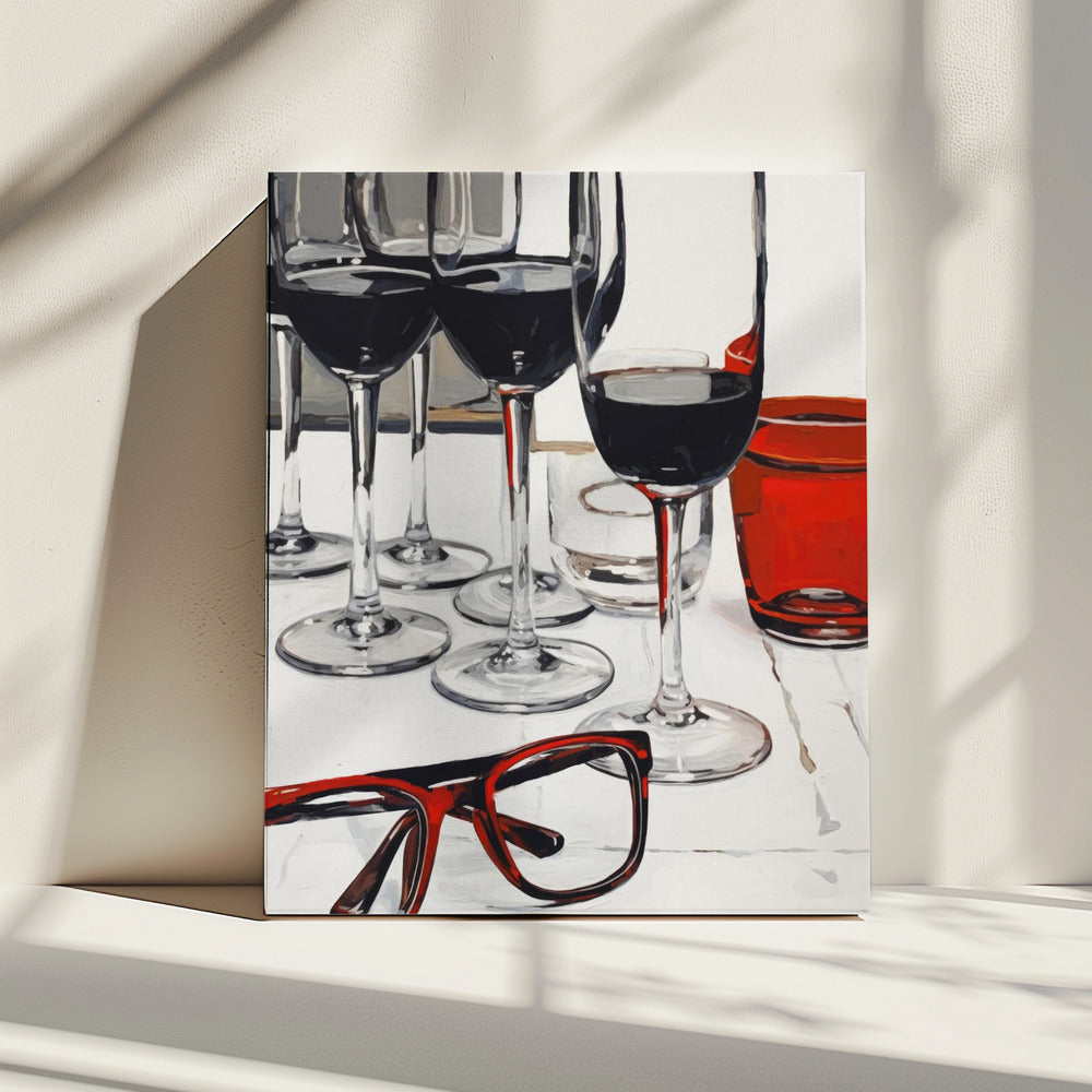 Wine &amp; Reflection | Canvas