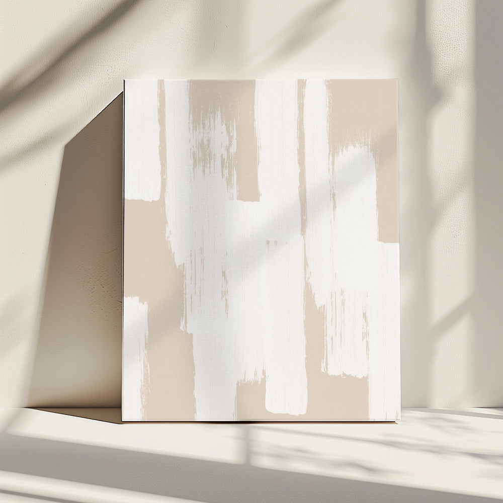 Beige Brush Strokes | Canvas