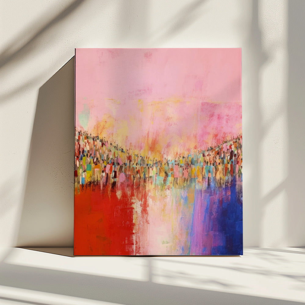 Colorful Gathering | Canvas