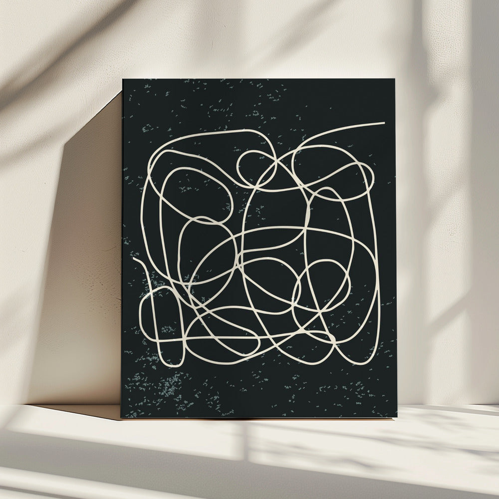 Black and White Lines #1 | Canvas
