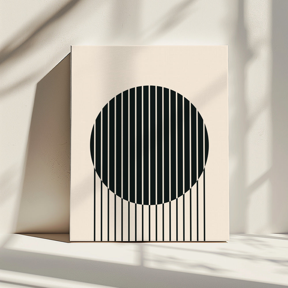 Minimal Circle Vibes #1 | Canvas
