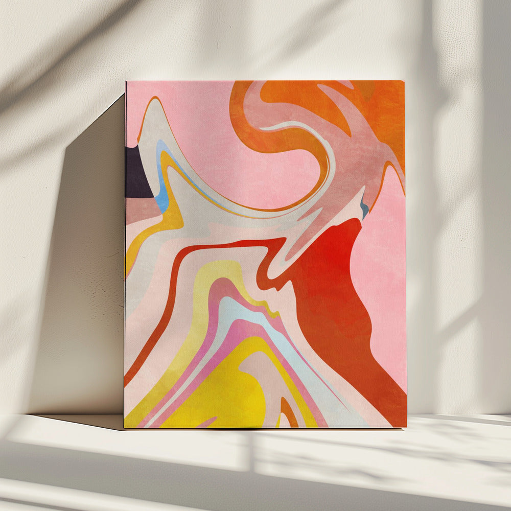 Organic Bauhaus Waved2 | Canvas