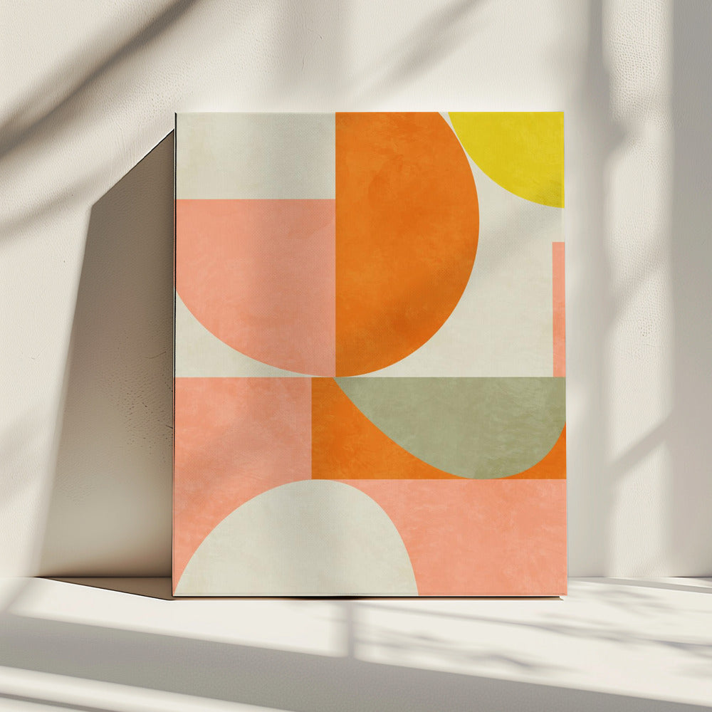Summer Circles22 3 V | Canvas
