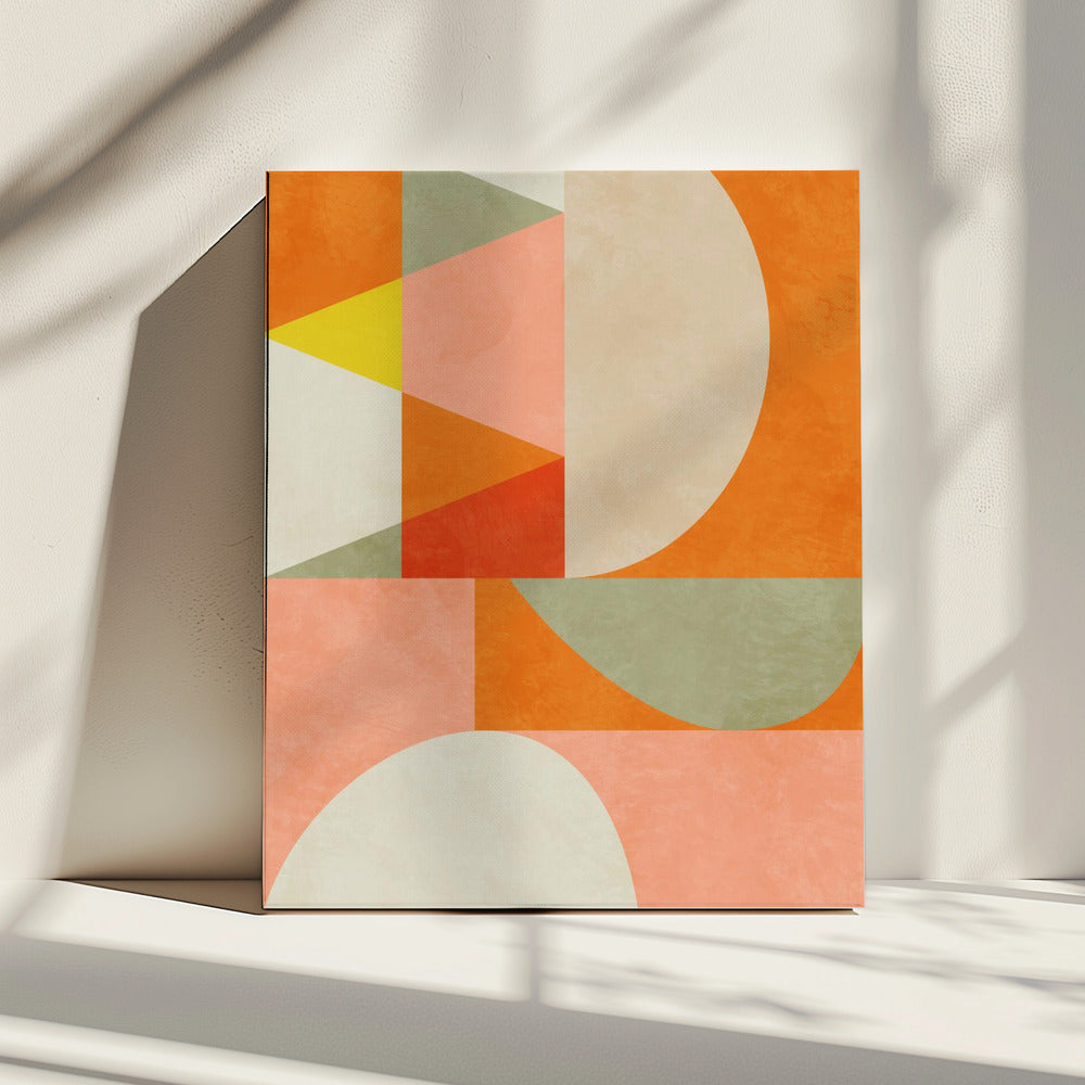 Summer Circles22 4 V | Canvas