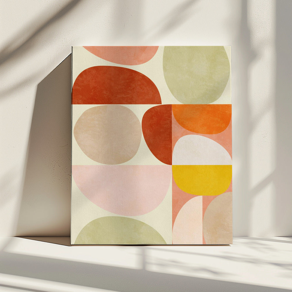 Pastel Geometry | Canvas
