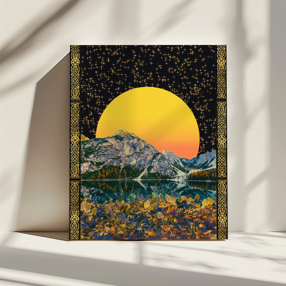 Moon &amp; Stars | Canvas