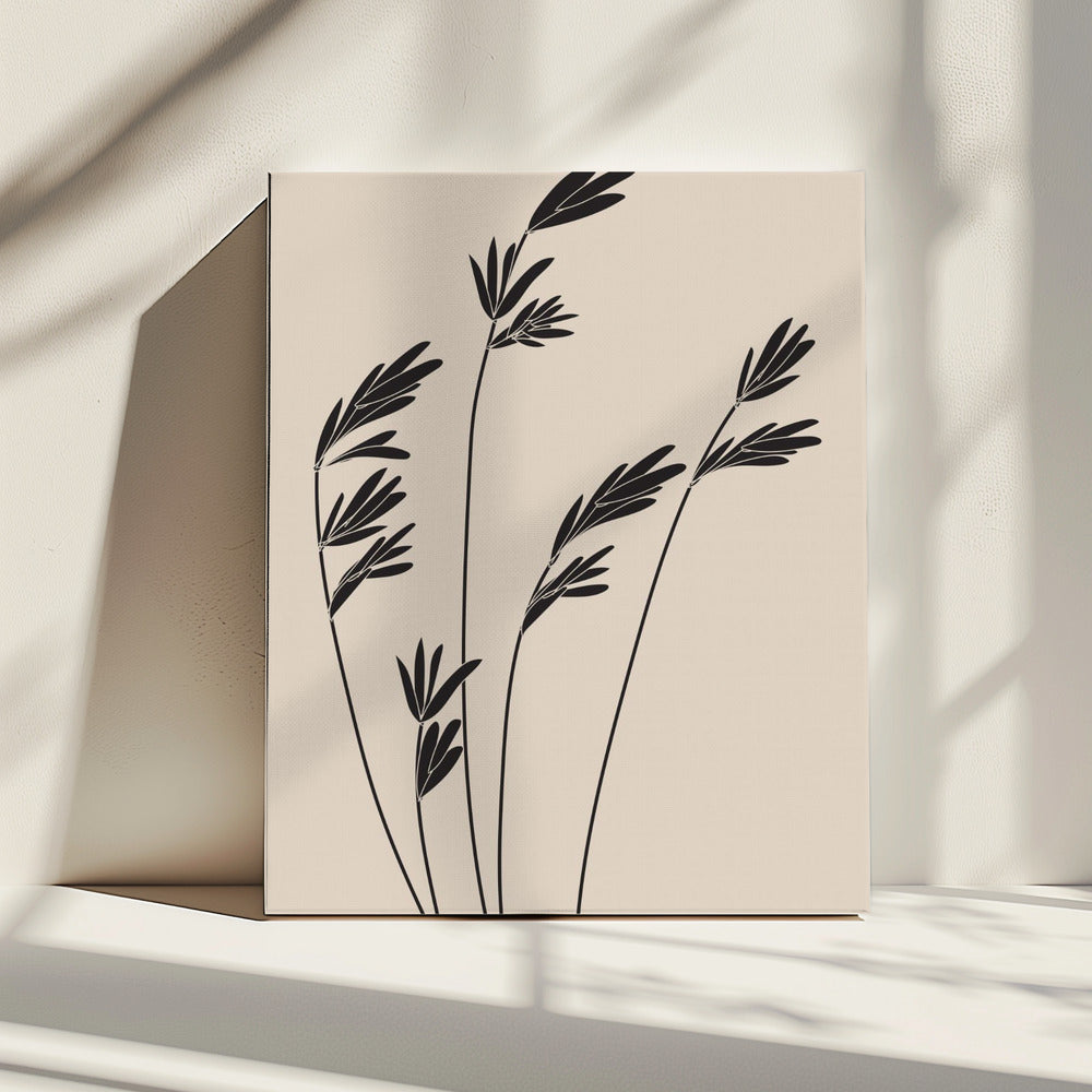 Black Plants | Canvas