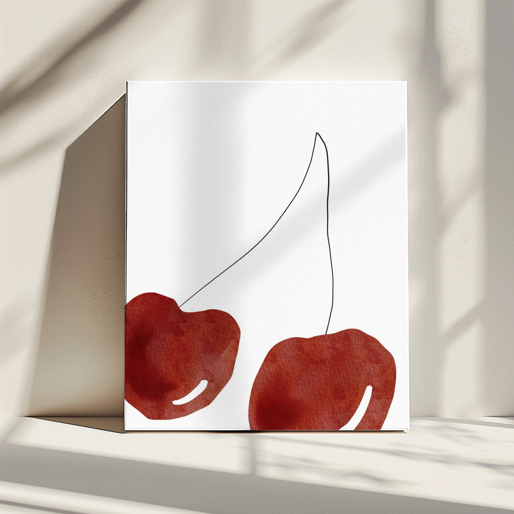Isolated Cherries | Canvas