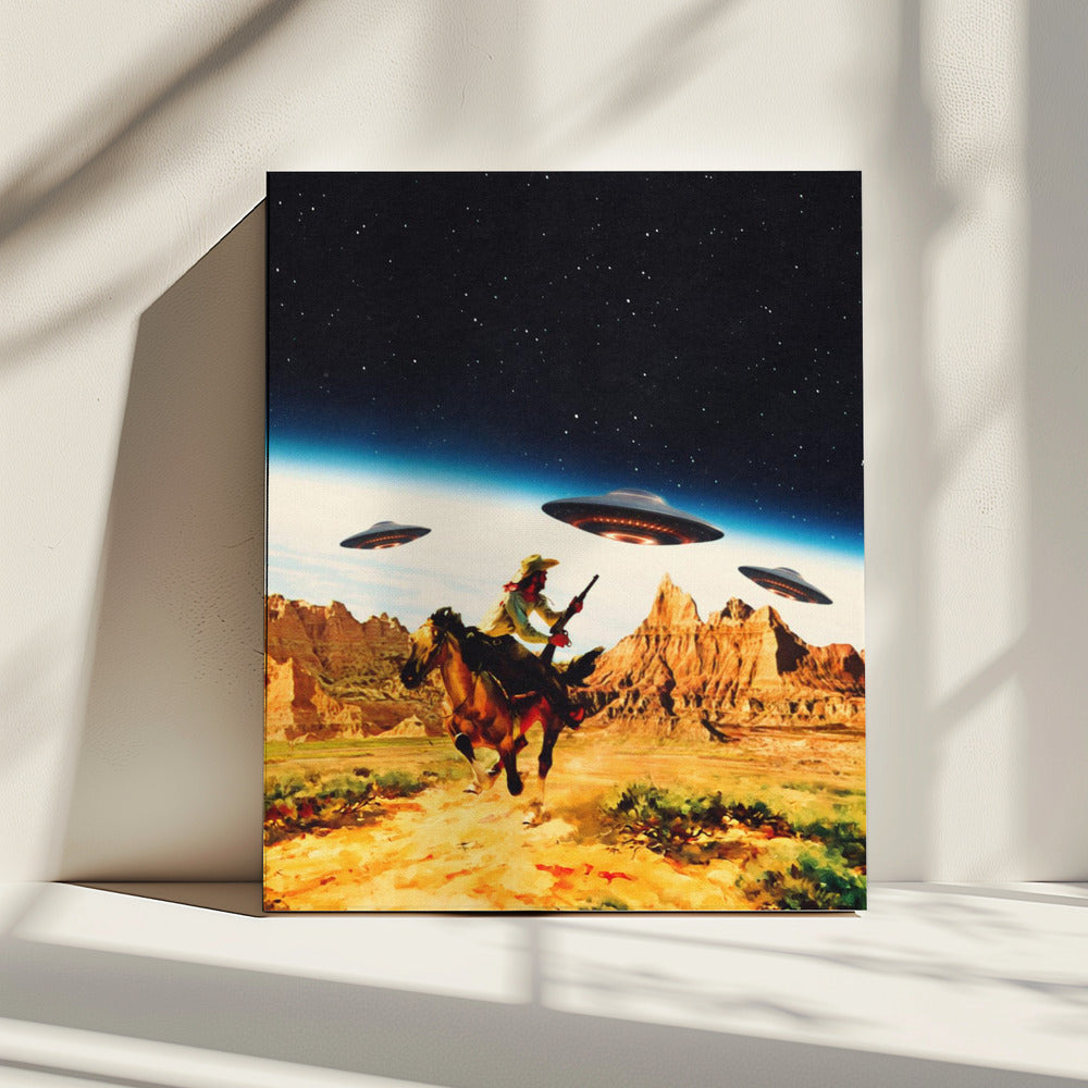 UFO Space Chase | Canvas