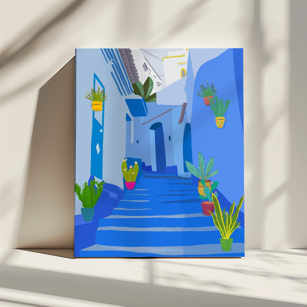 Blue city | Canvas